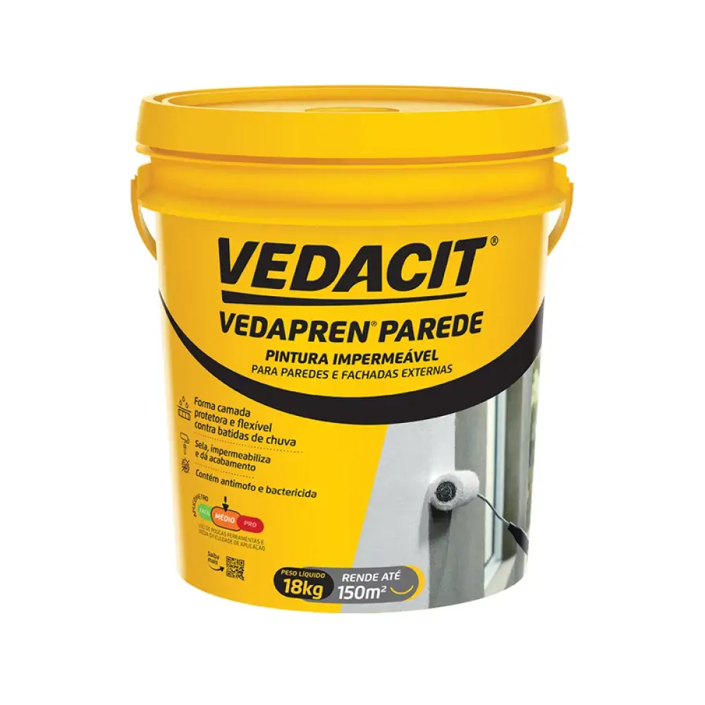 Vedapren Parede 18kg Bco Balde Otto Baungart 78099