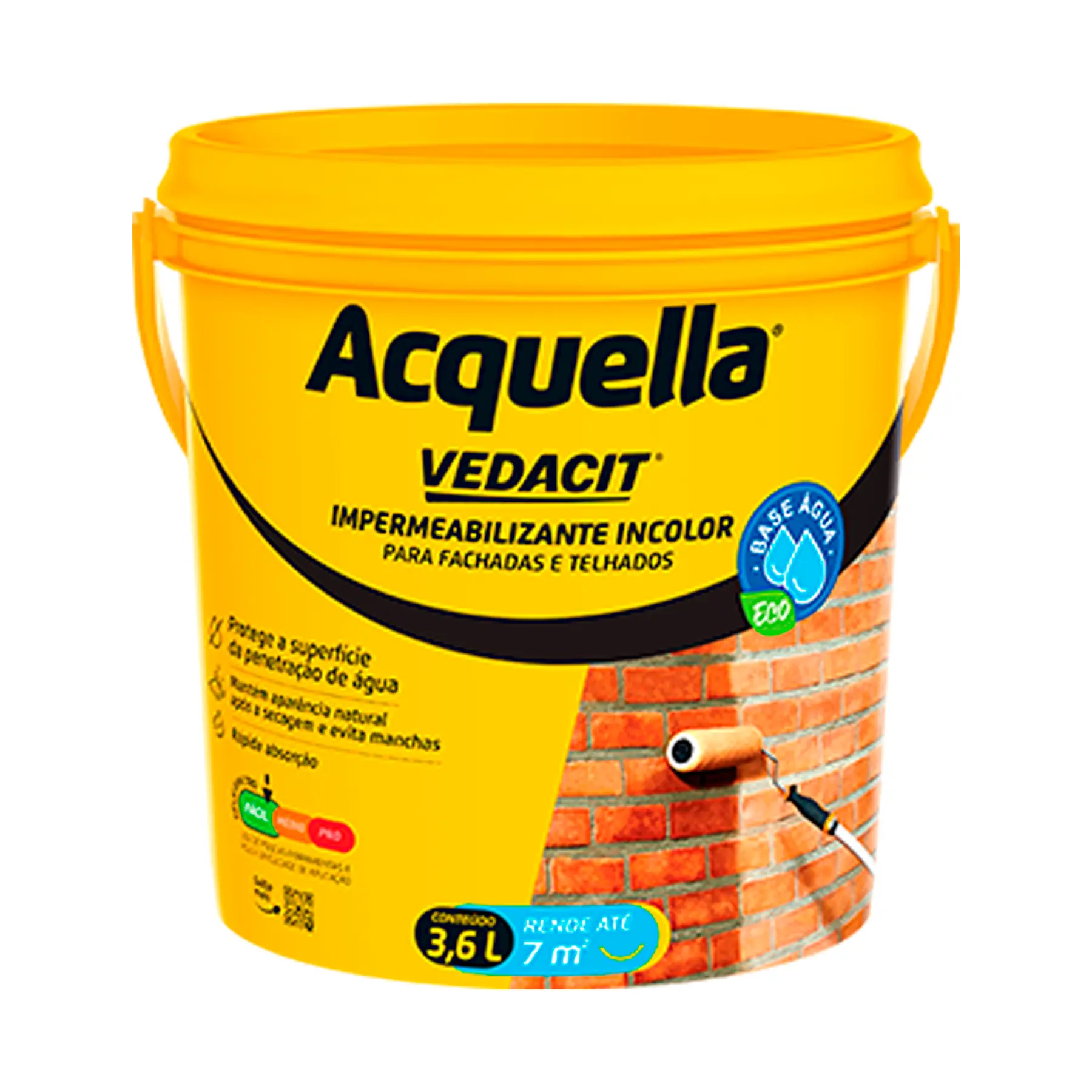 Aditivo Impermeabilizante Vedacit Acquella 3,6L Incolor