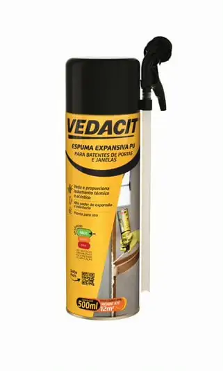 Espuma Expansiva Pu 500ml Vedacit