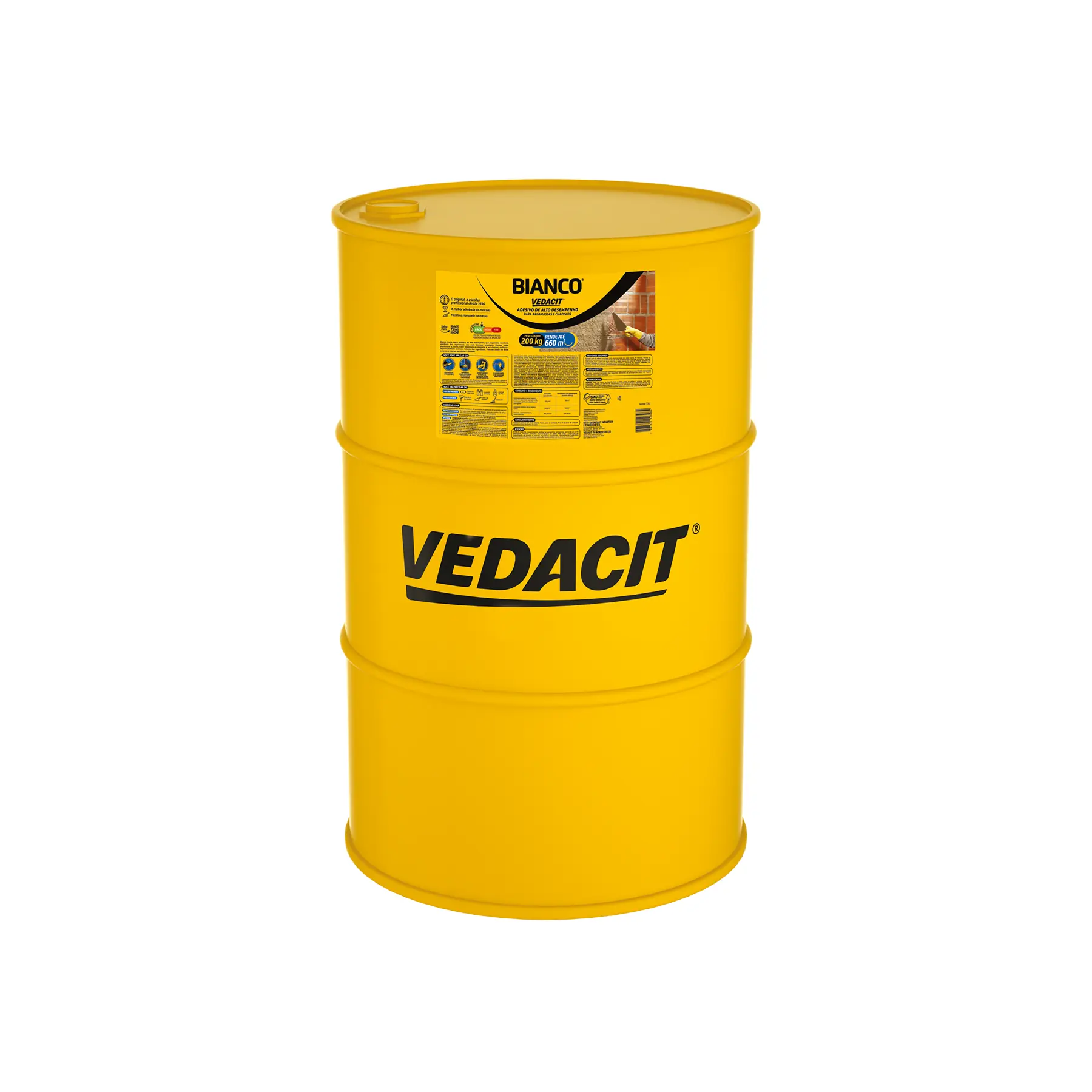 Aditivo para Chapisco Vedacit Bianco 200L Branco