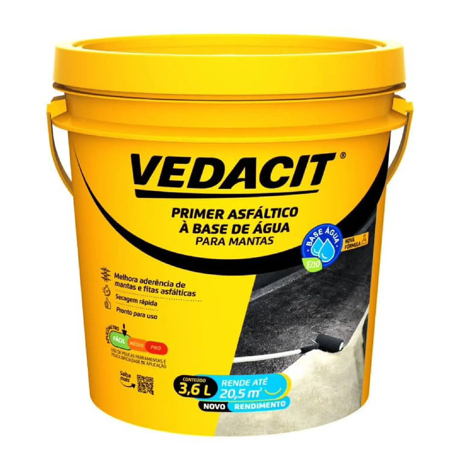 Primer Eco Base Agua Manta 3,6l Vedacit