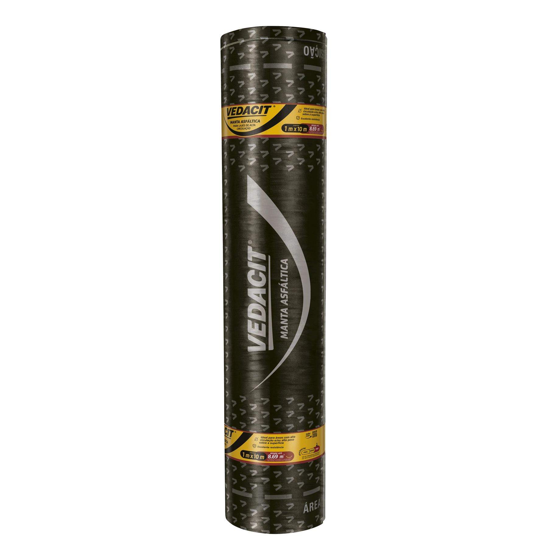 Manta Asfáltica PP 4mm 1x10m Tipo III Classe B Vedacit