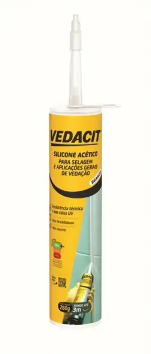 Silicone Vedacit Acetico Branco 280g
