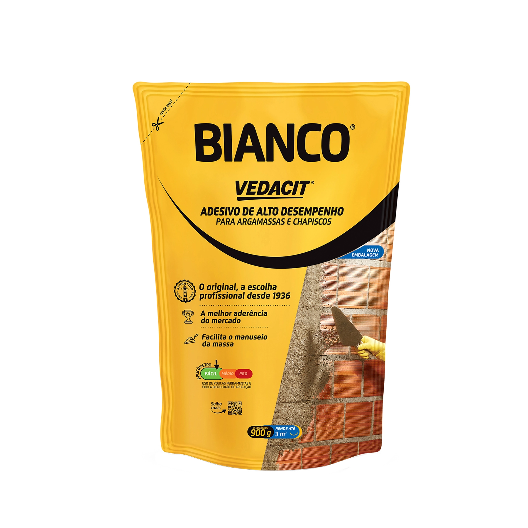 Adesivo De Alto Desempenho Branco Para Argamassas E Chapiscos Bianco