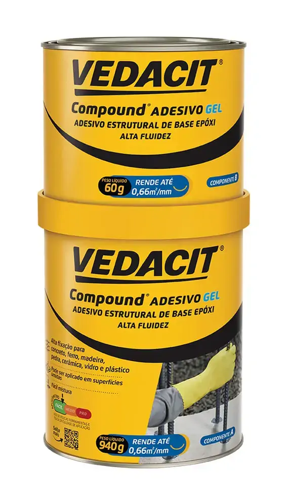 Compound Adesivo Gel 1kg Alta Fluidez