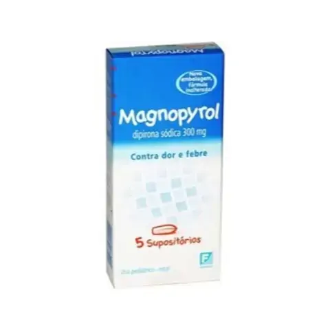 Magnopyrol 300 Mg 5 Supositórios Farmasa Hypermarcas Similar