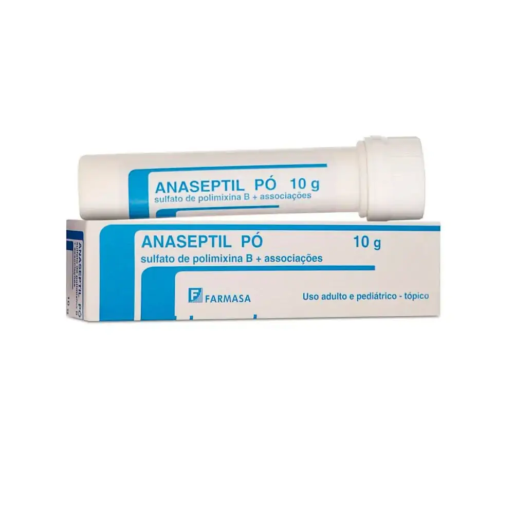 Anaseptil 5000 Ui/g 200 Mg/g 635,3 Mg/g 50 Mg/g 50000 Ui/g Pó Farmasa Hypermarcas Similar