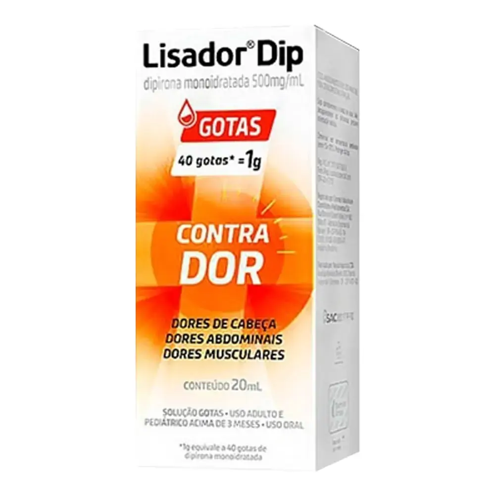 Lisador 10 Mg/ml 5 Mg/ml 500 Mg/ml Gotas Farmasa Hypermarcas