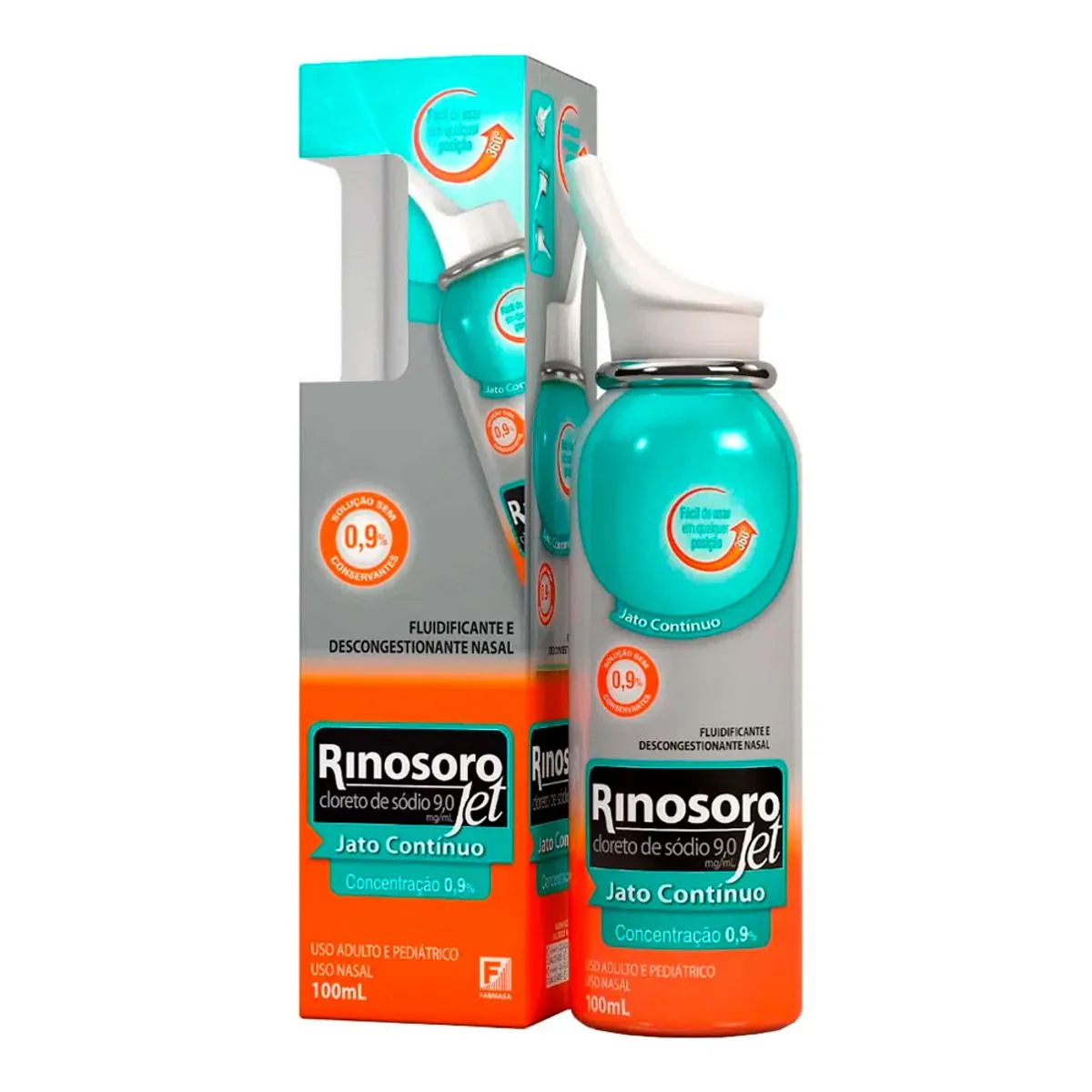 Descongestionante Nasal 0,9% Rinosoro Jet 100ml