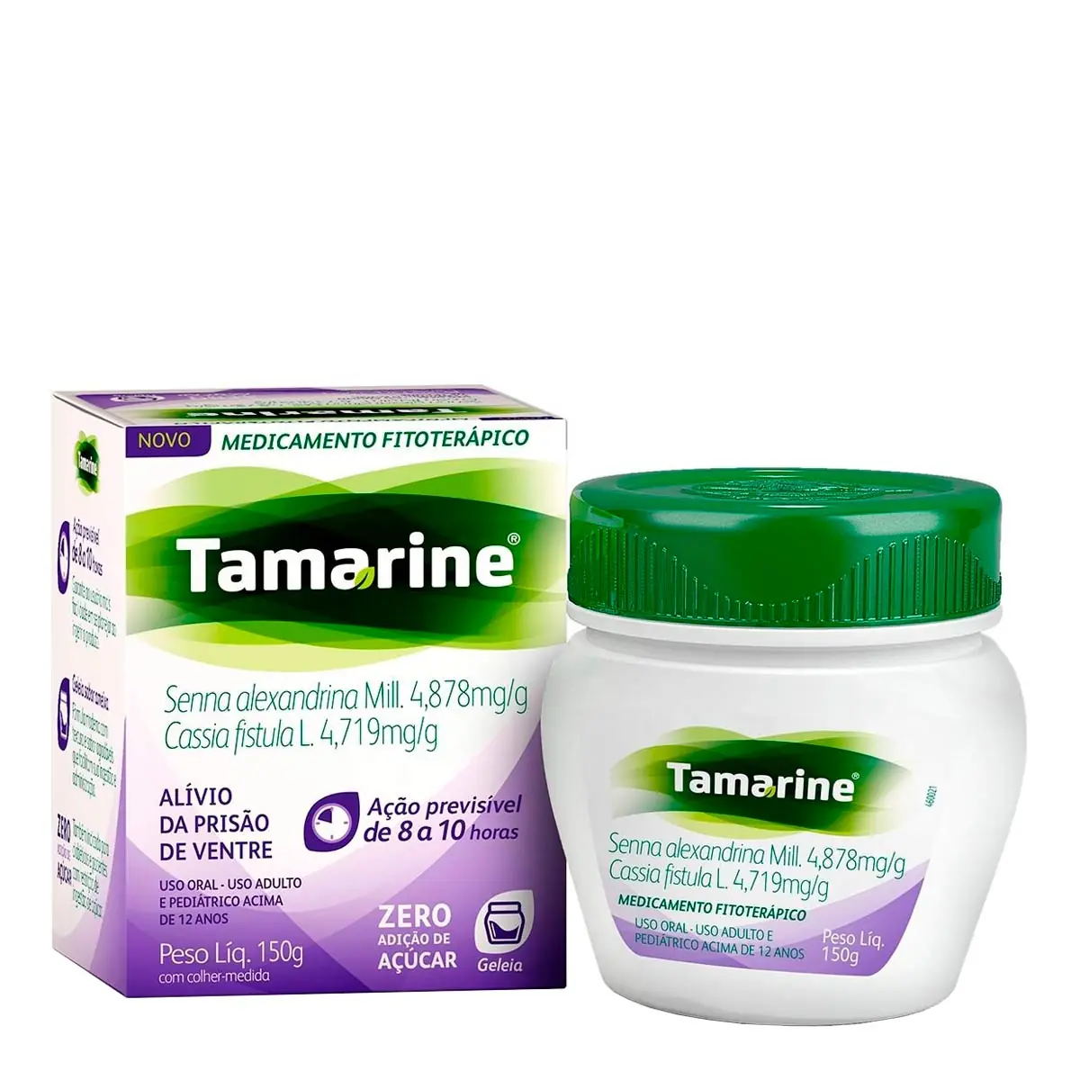 Laxante Fitoterápico Tamarine Geléia Zero Açúcar 150g
