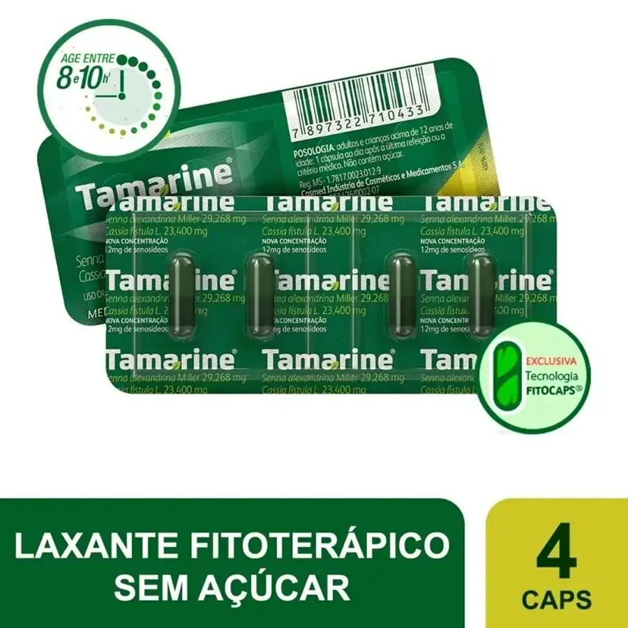 Tamarine 12mg C/4 Caps Hypera