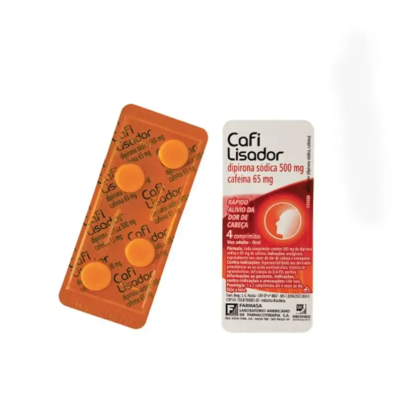 Cafi Lisador Cosmed 4 Comprimidos
