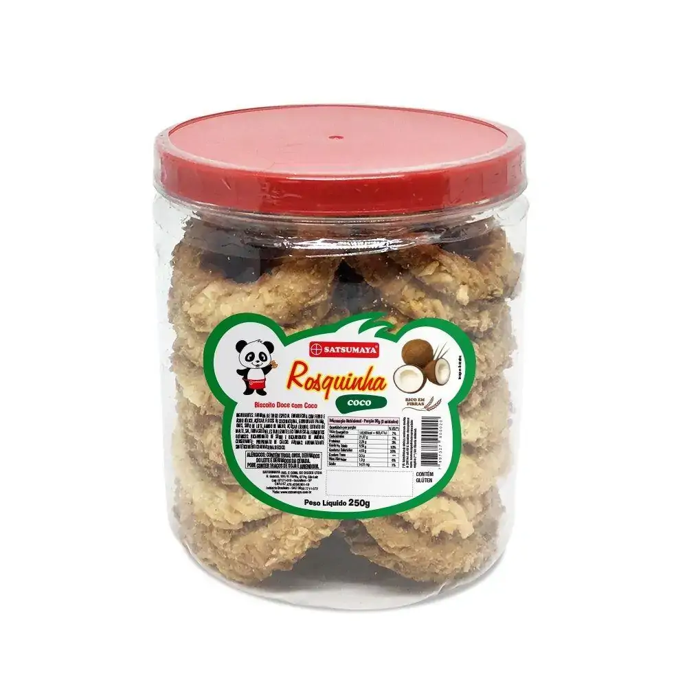 Rosquinha Satsumaya 300gr Coco Pote