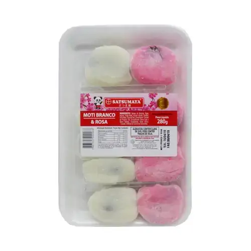 Doce Satsumaya Moti Branco/rosa