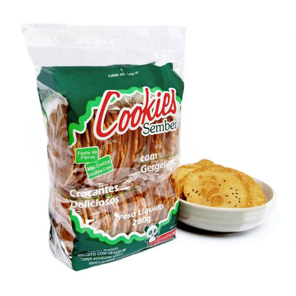 Cookies Sembei com Gergelim Satsumaya - 260 gramas