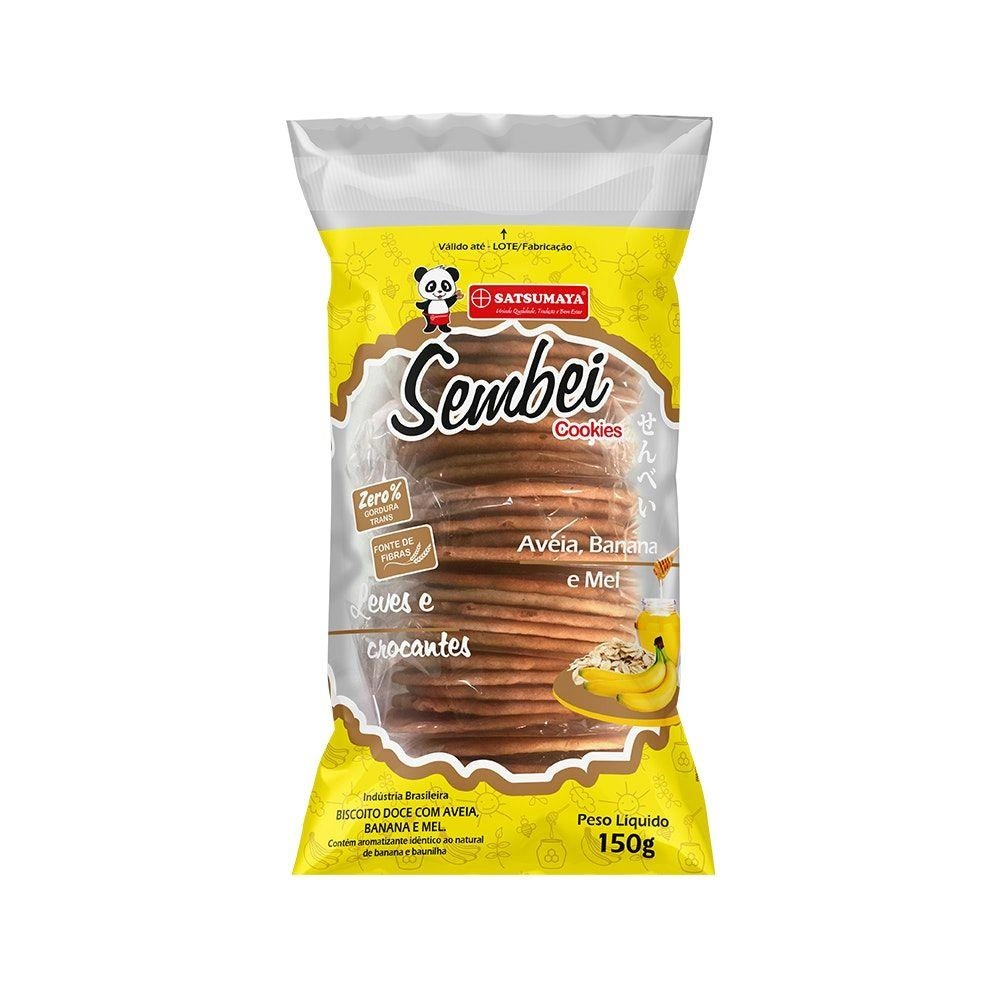 Biscoito Satsumaya Sembei Aveia/ban/mel