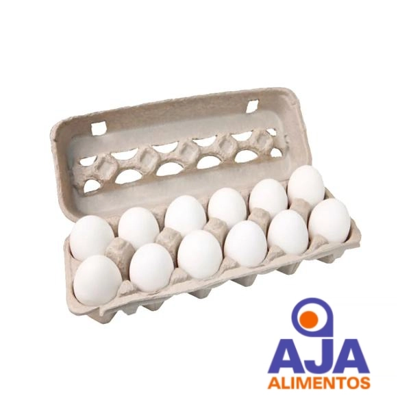 Ovos Aja Branco C/12unidade T Grande Pvc