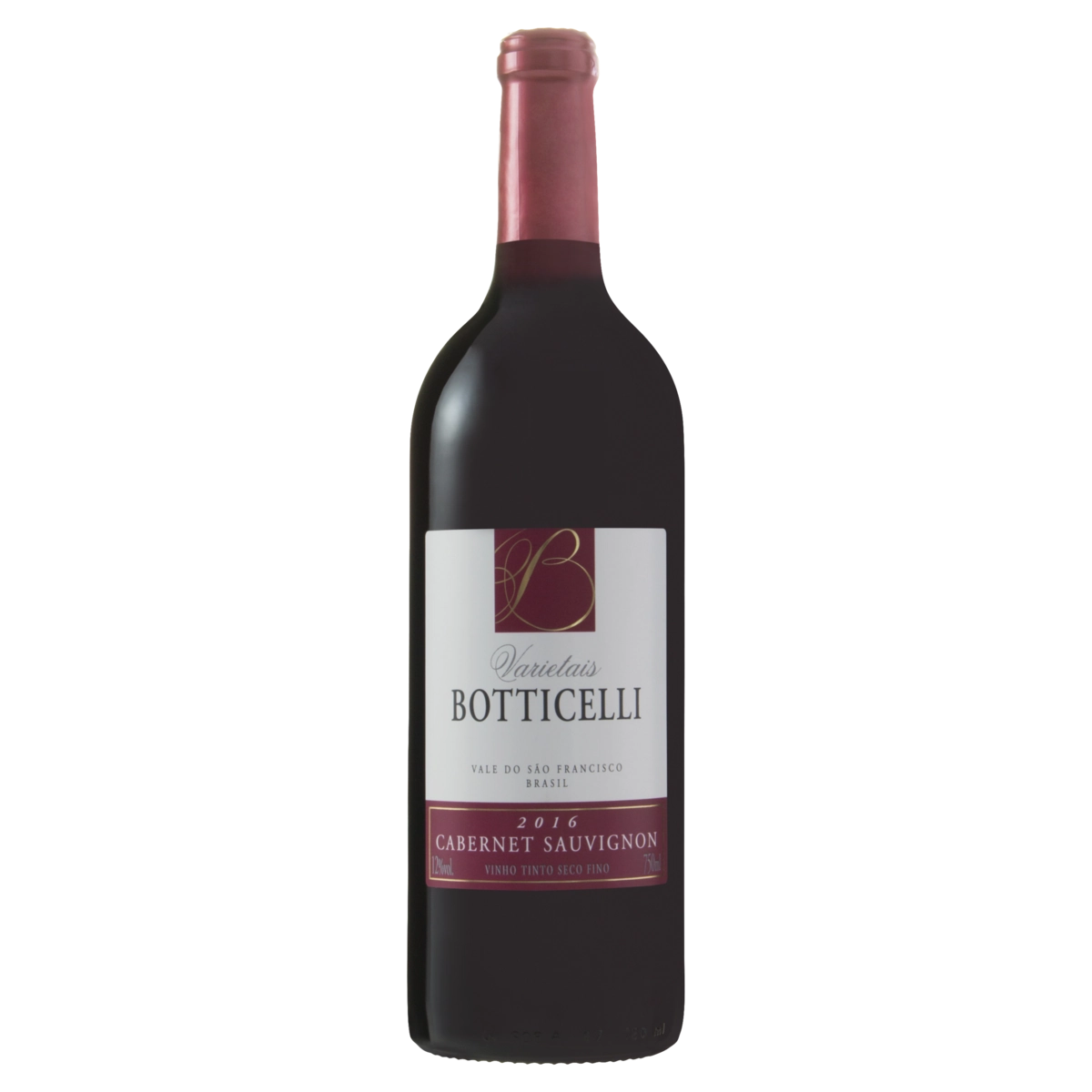 Vinho Brasileiro Tinto Seco Botticelli Varietais Cabernet Sauvignon Vale Do São Francisco Garrafa 75