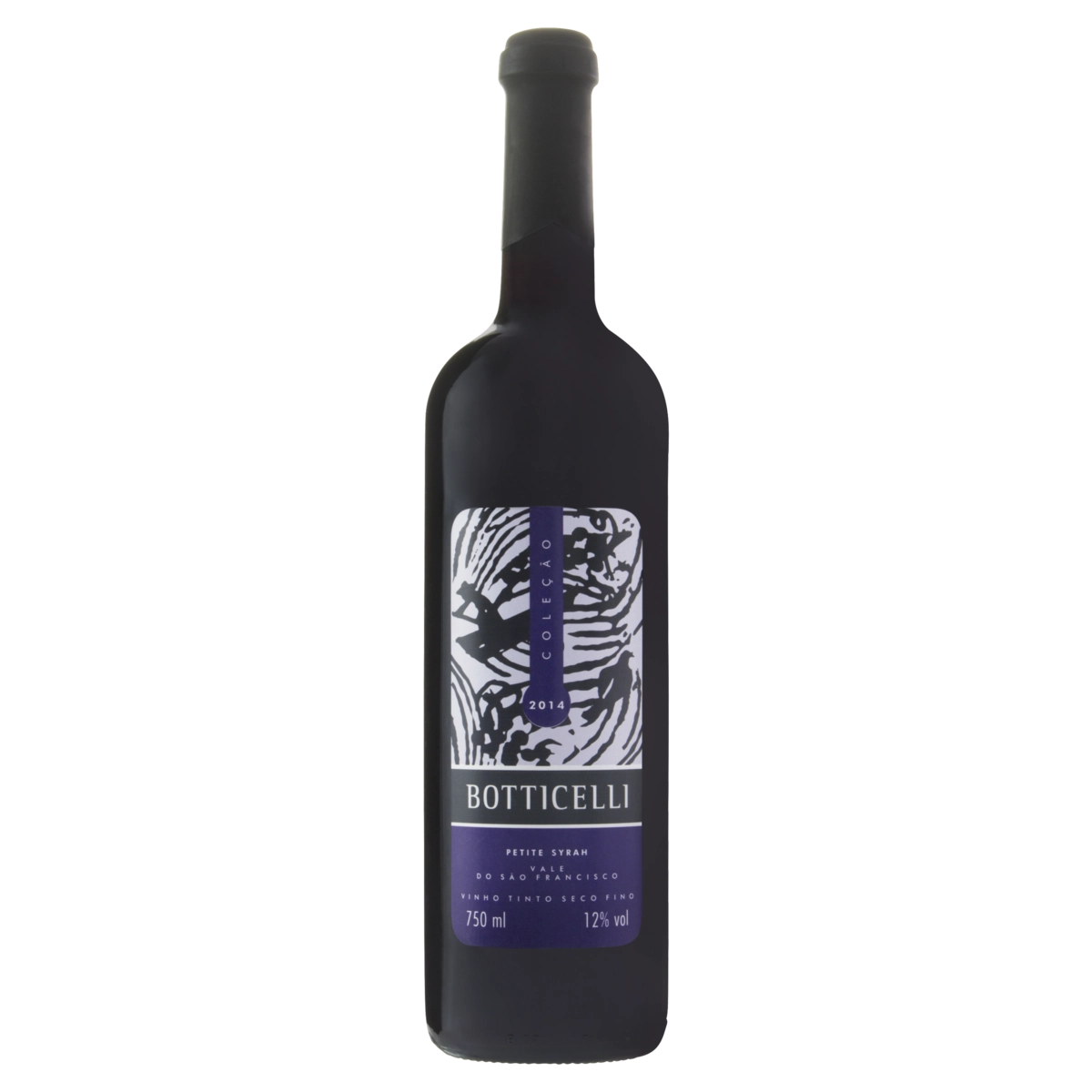 Vinho Brasileiro Tinto Seco Botticelli Coleção Petite Syrah Vale Do São Francisco Garrafa 750ml