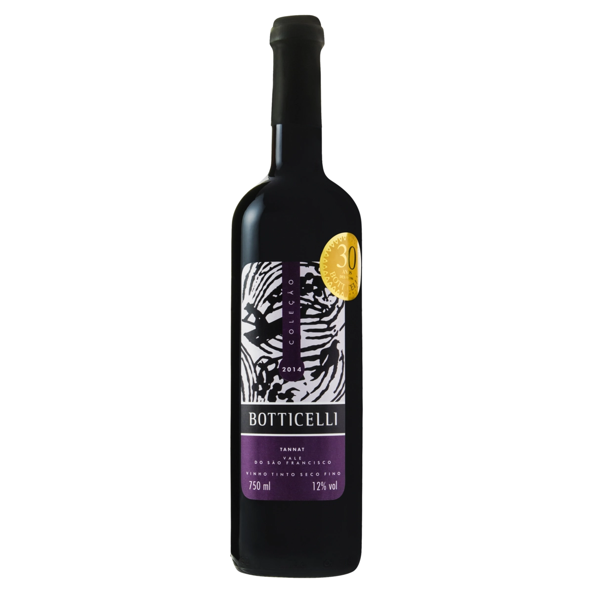Vinho Brasileiro Tinto Seco Botticelli Coleção Tannat Vale Do São Francisco Garrafa 750ml