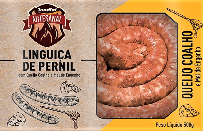 Ling Pernil Jundiai Artesan 500g Qjo Coalho/mel