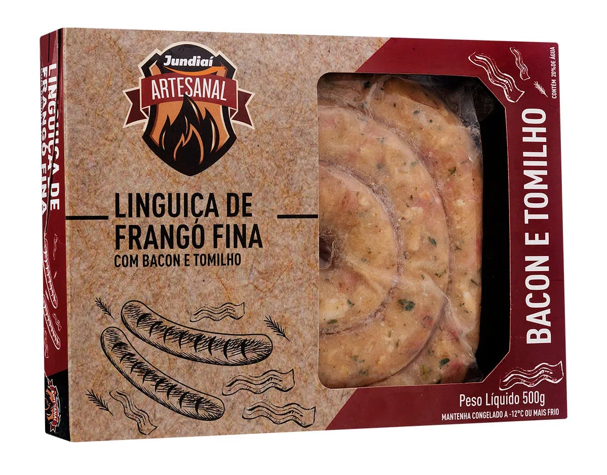Ling Fina Fgo Jundiai Artesana 500g Bacon/tomilho