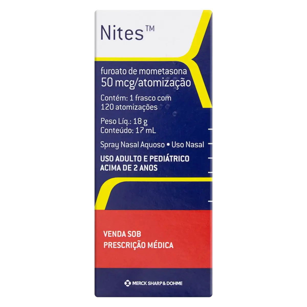 Nites 50mcg/atomização Supera Caixa 17ml