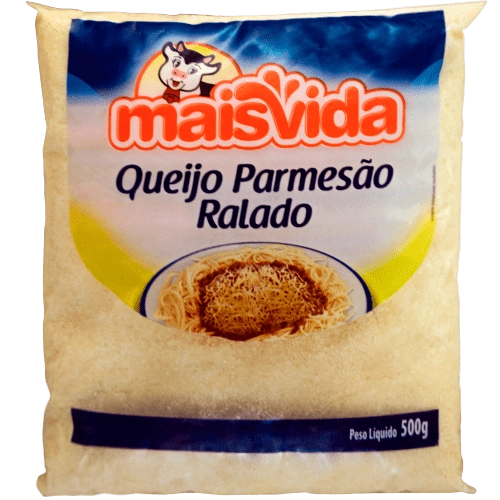Queijo Parmesao Mais Vida 500g Ralado