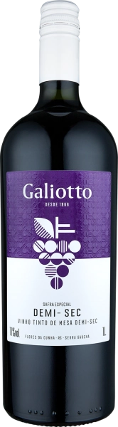 Vinho Galiotto Demi Sec 1l.