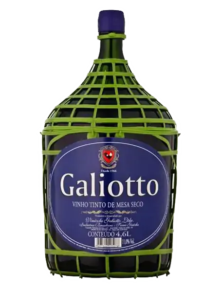 Vinho Tinto Mesa Seco Galiotto