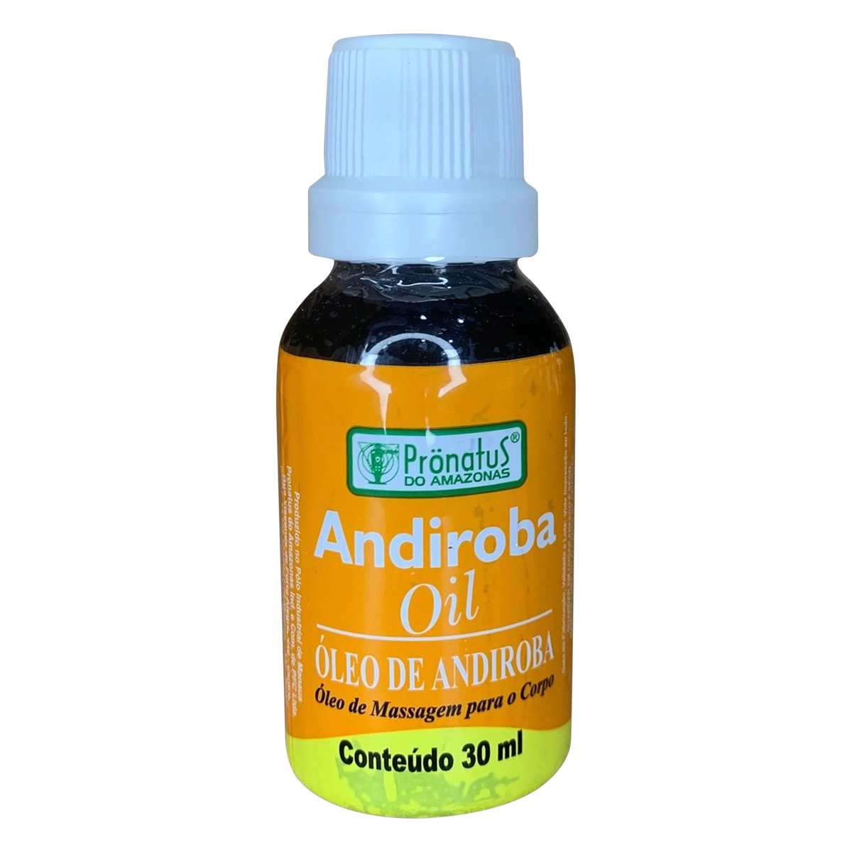 óleo Para Massagem De Andiroba Prönatus Do Amazonas Frasco 30ml