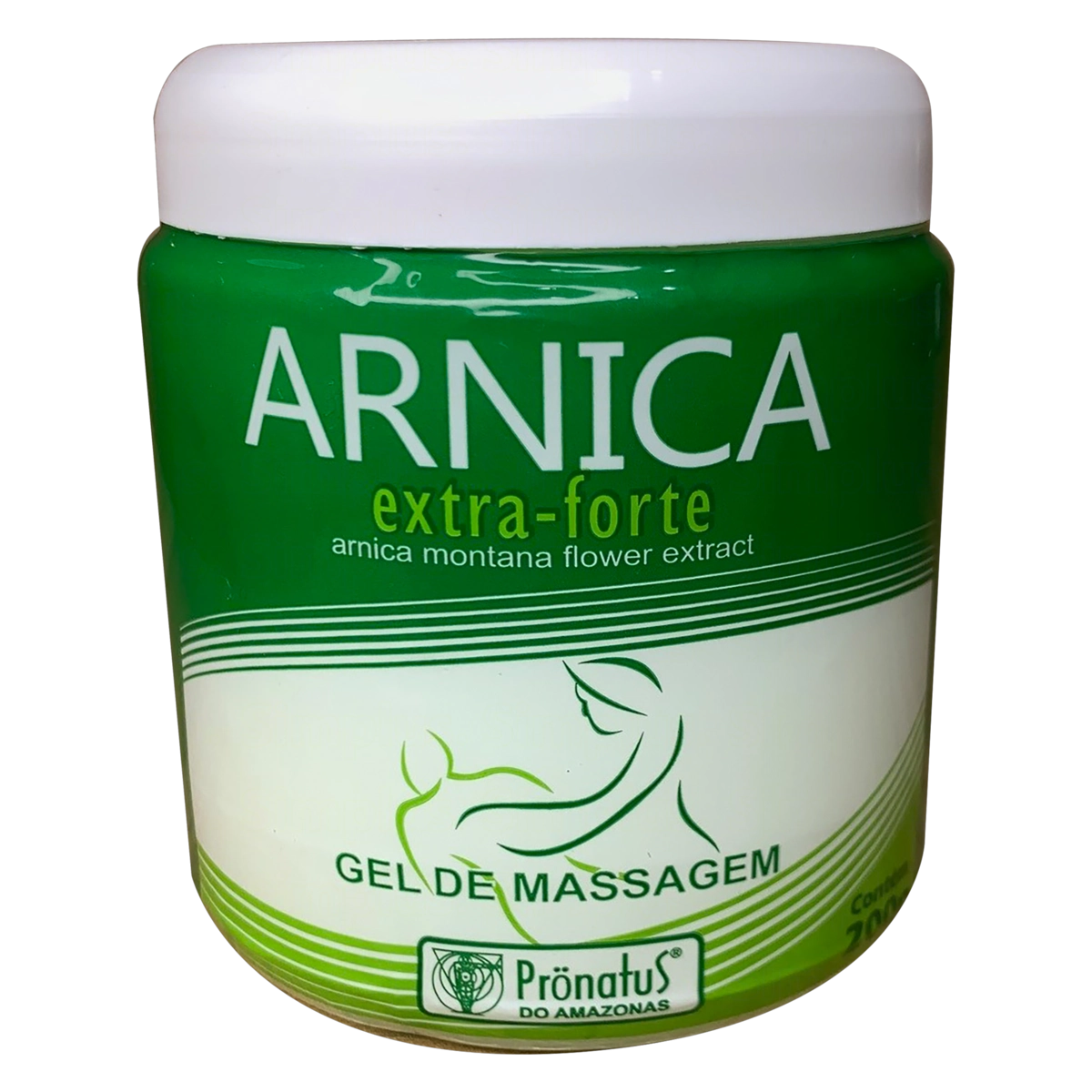 Gel Para Massagem De Arnica Extraforte Prönatus Do Amazonas Pote 200g