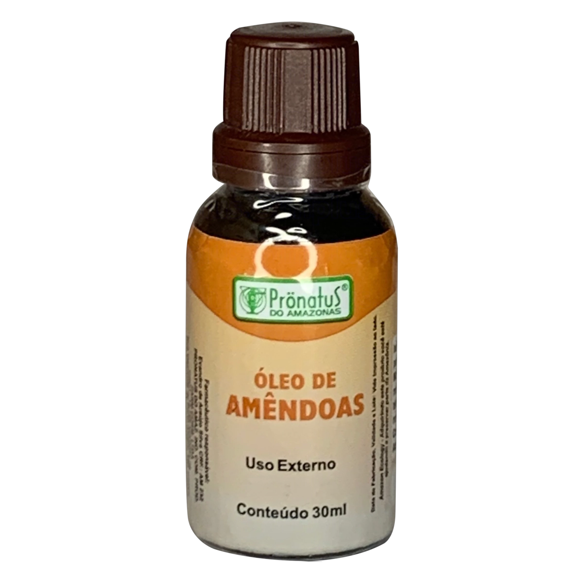 óleo Para Massagem De Amêndoa Prönatus Do Amazonas Frasco 30ml