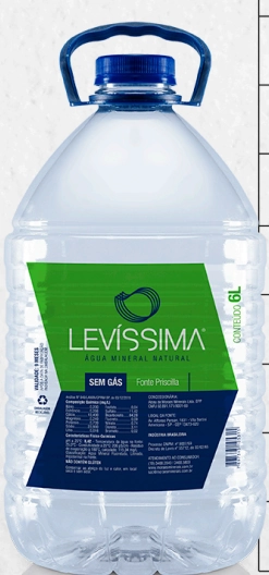 Agua Mineral Levissima 6l S/gas
