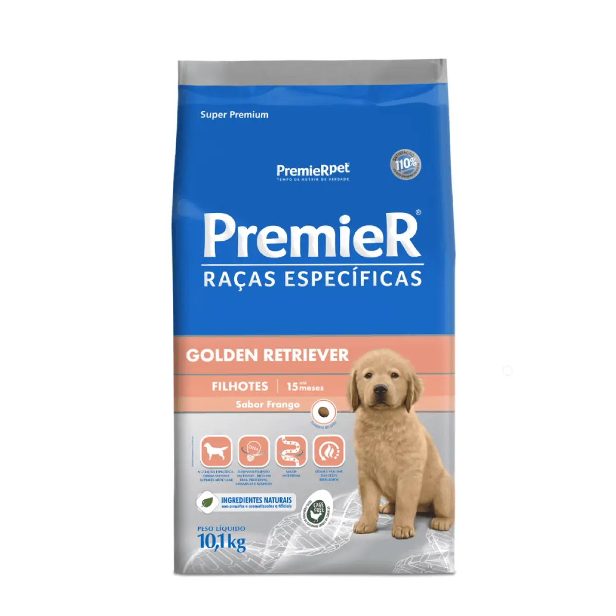 Racas Esp Caes Fil Golden Retriever 10,1 Kg