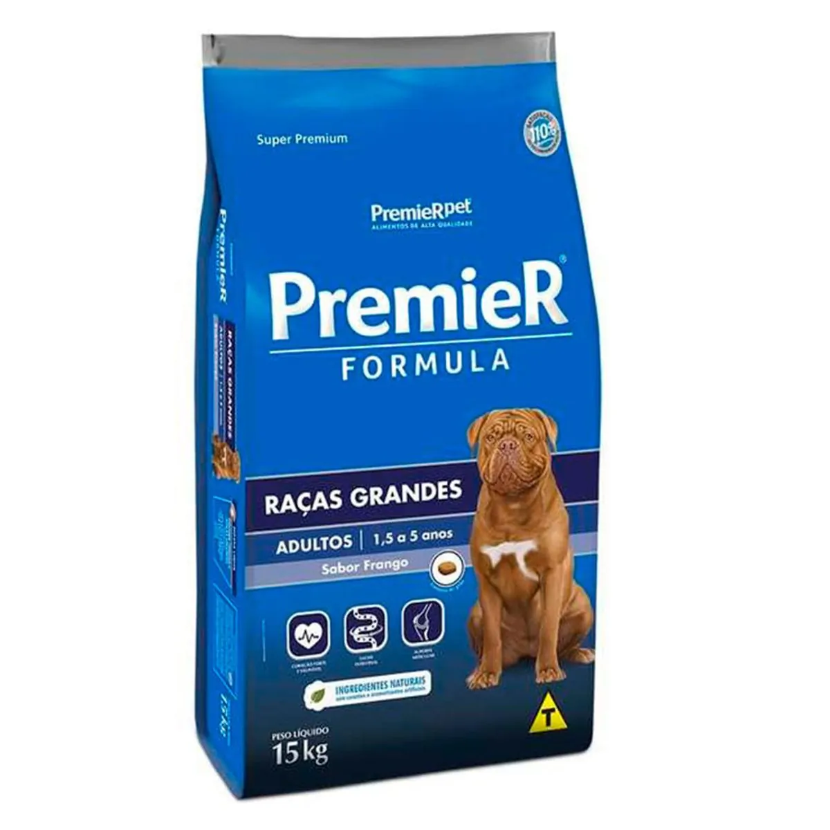 Ração Premier Fórmula Para Cães Adultos De Raças Grandes Sabor Frango