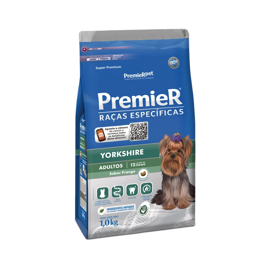 Premier Pet Premier Raças Específicas Yorkshire Adultos Pacote 1 Kg
