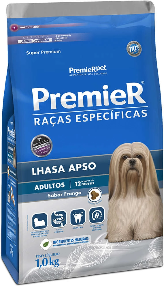 Ração Premier Pet Raças Específicas Lhasa Apso Adulto 1kg