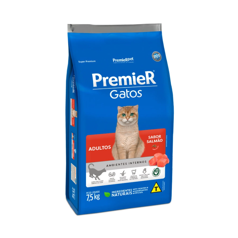 Premier Amb Int Gato Adulto Salmao 7,5kg 181