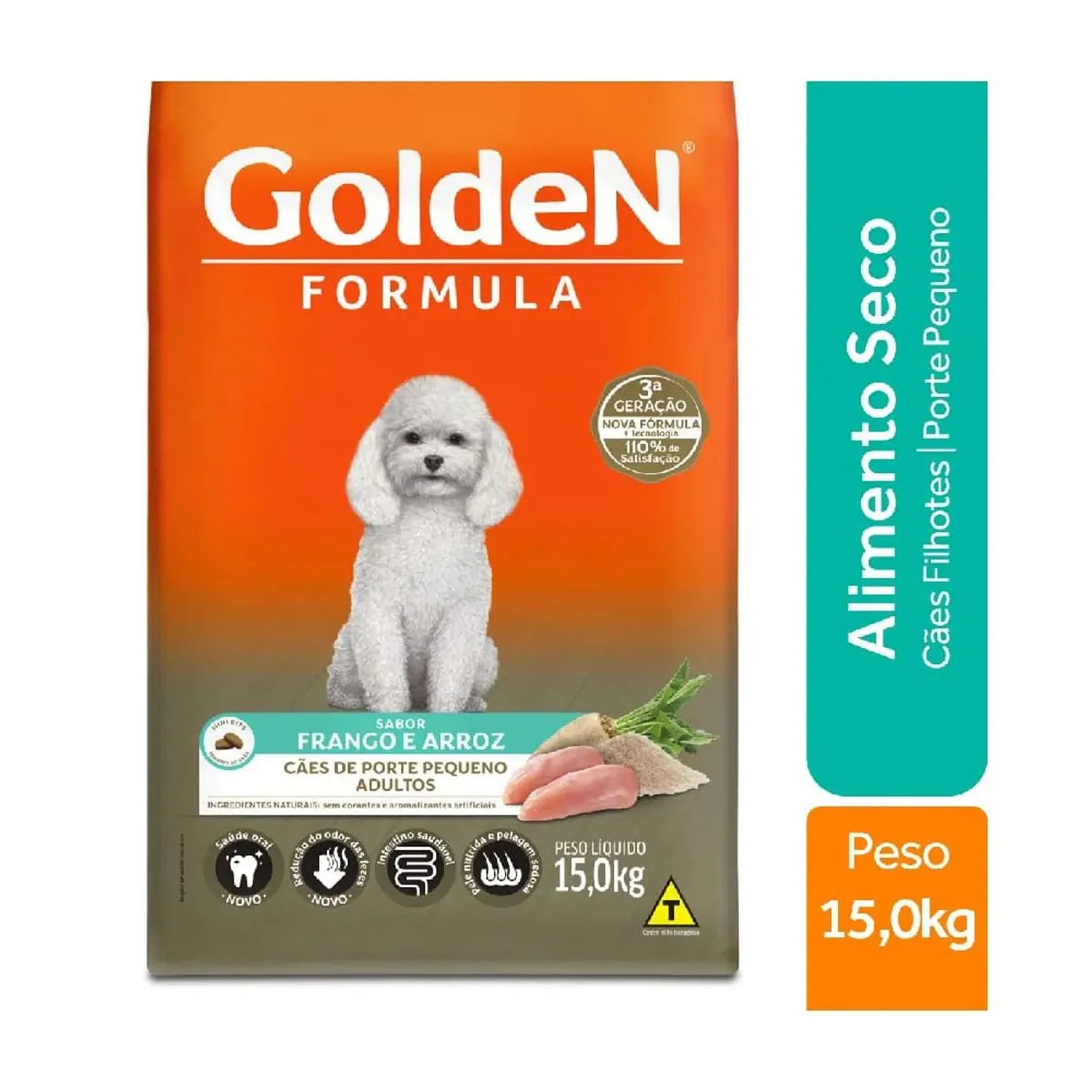 Ração Premier Golden Formula Cães Adultos Frango E Arroz Mini Bits