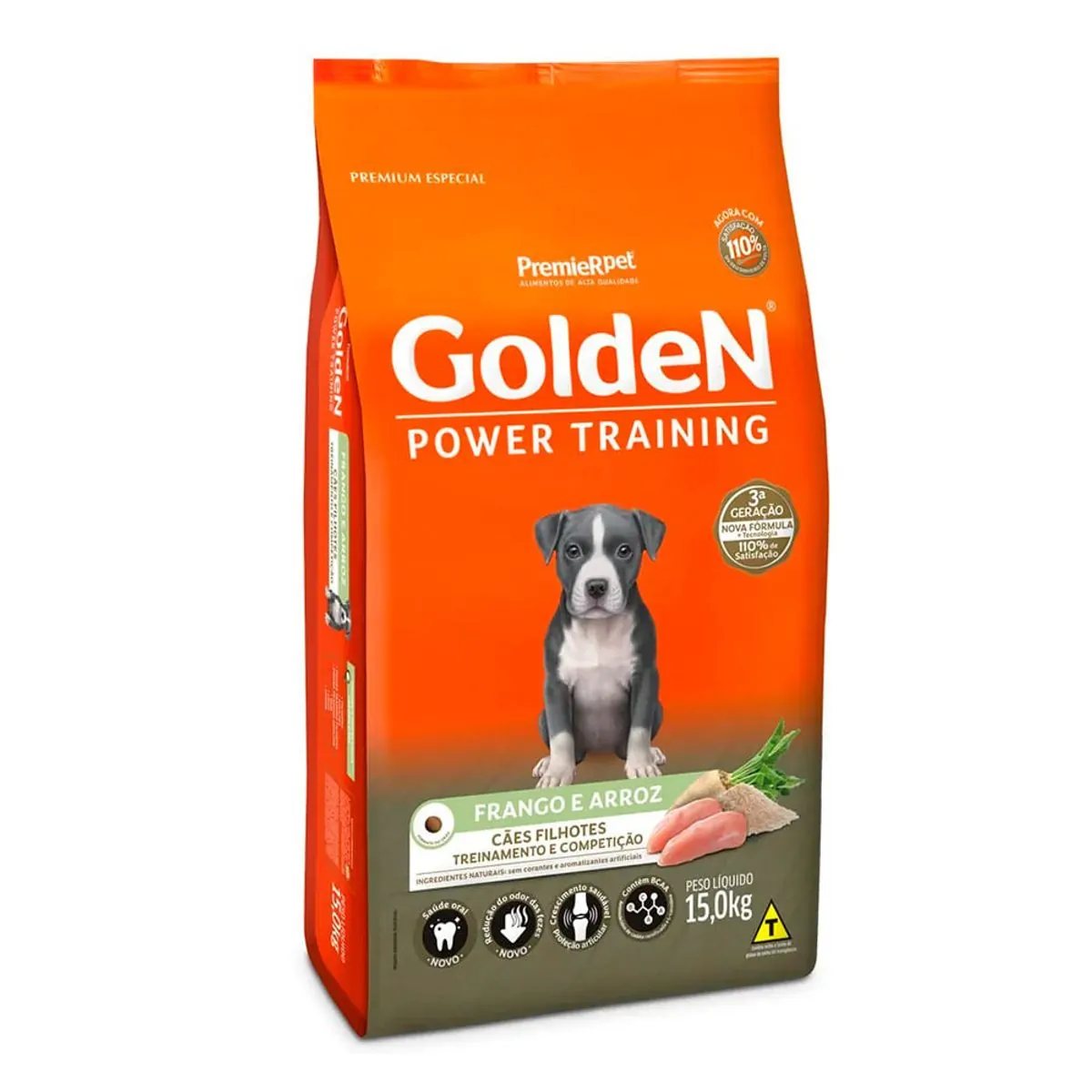 Golden Power Training Filhote Para Cães Sabor Frango Ne Arroz 15kg