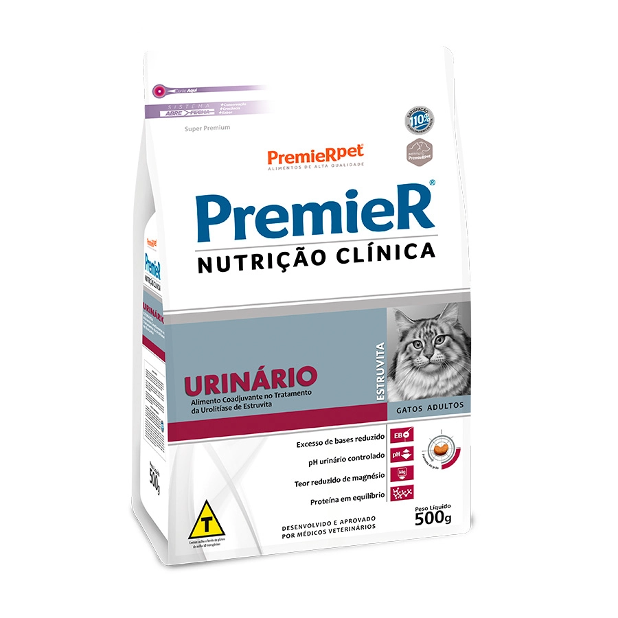 Premier Nutrição Clinica P/gatos Urinario Est 500g 295