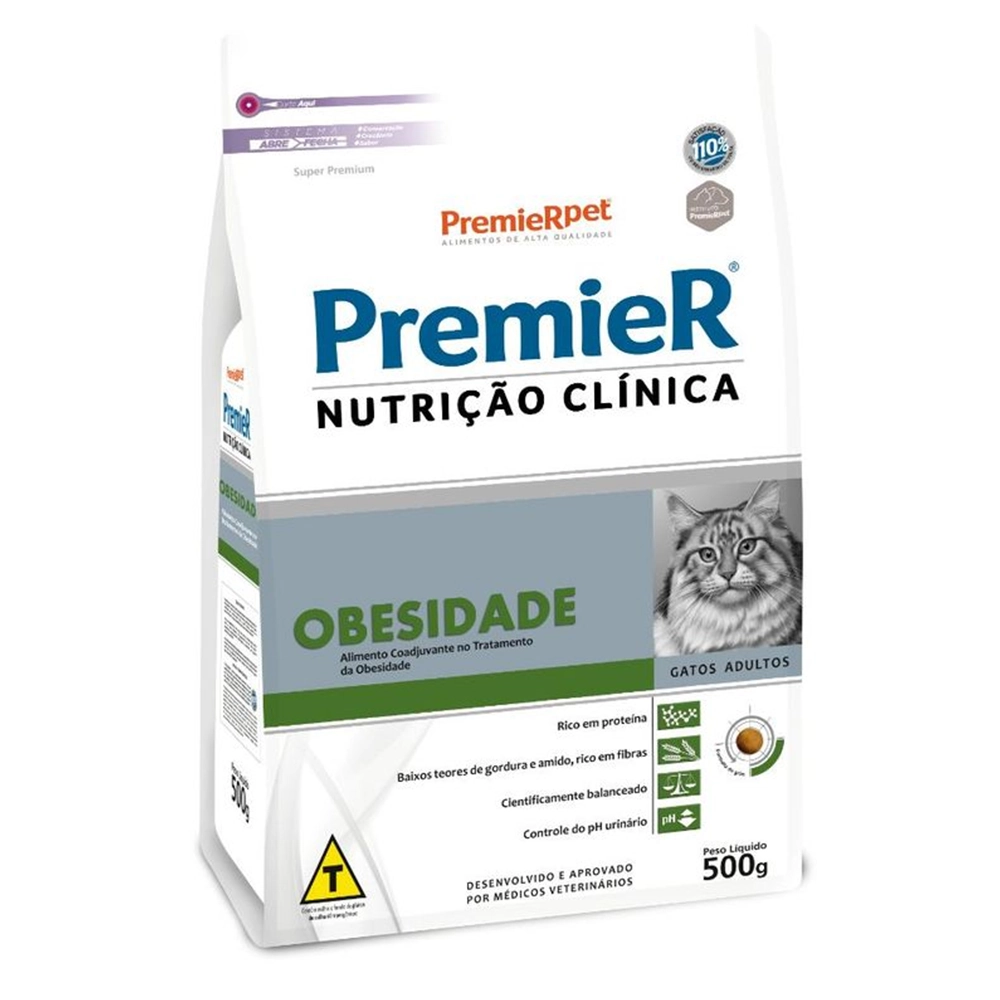 Premier Nutrição Clinica P/gatos Obesidade 500g 297