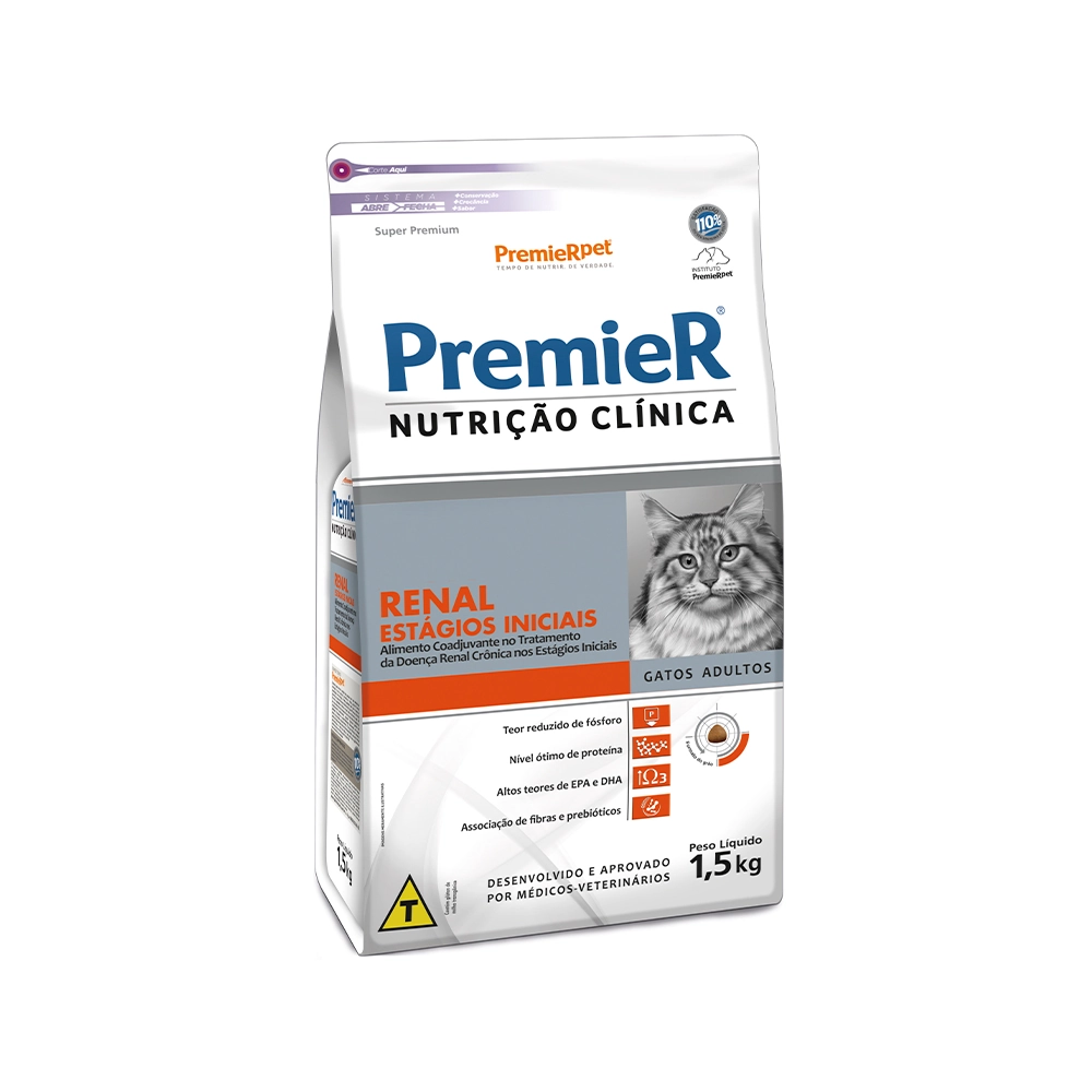 Premier Nutrição Clinica Gatos Renal 1,5kg 294