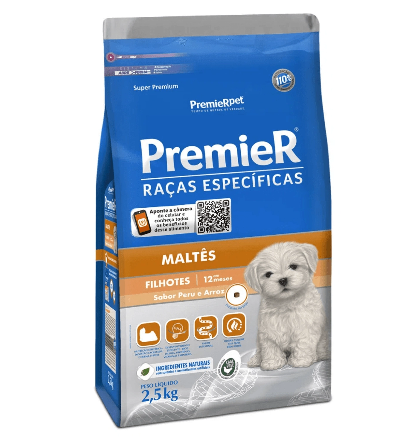 Ração Premier Pet Raças Específicas Maltês Filhote 2,5kg