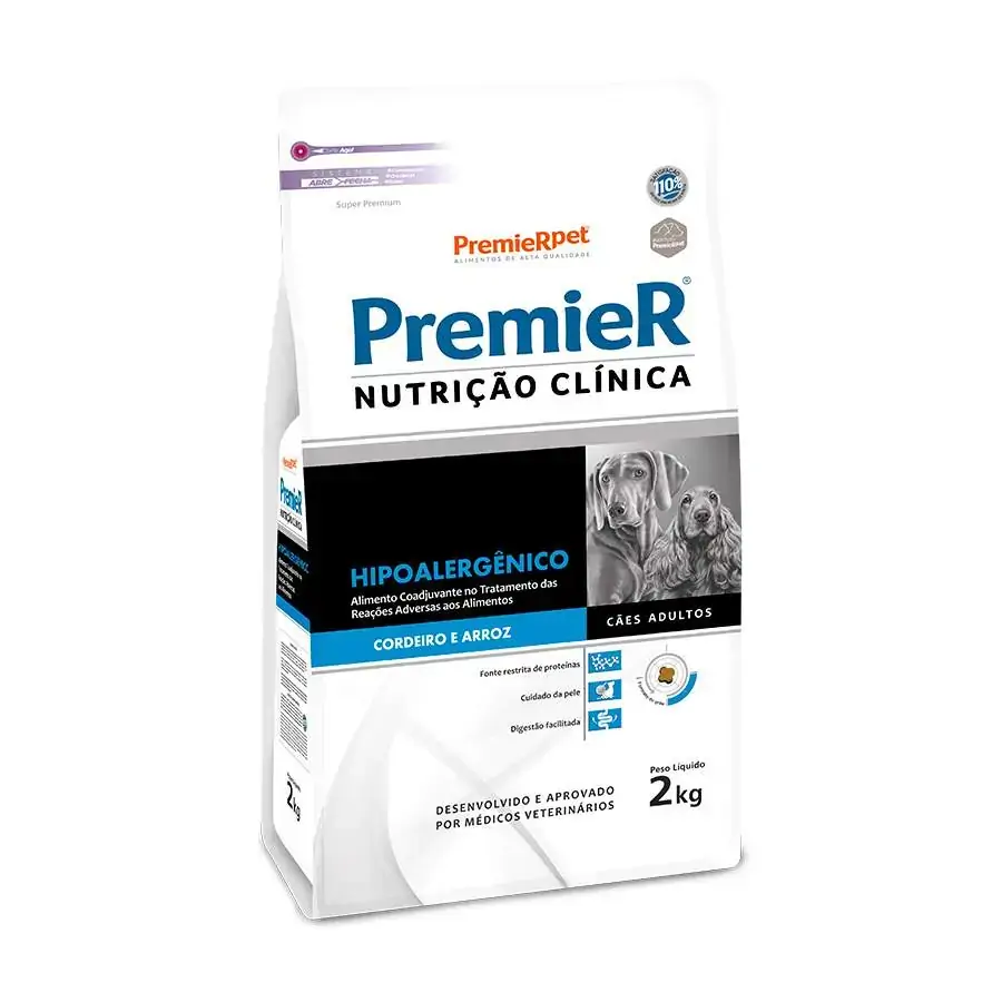 Premier Nutrição Clinica Caes Hipoalergênico 2kg 288