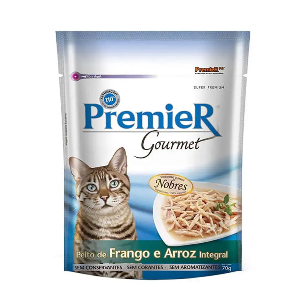 Racao Premier Goumet P/gatos Frg/ar 70g
