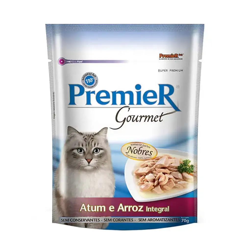 Racao Premier Goumet P/gatos Atum/ar 70g