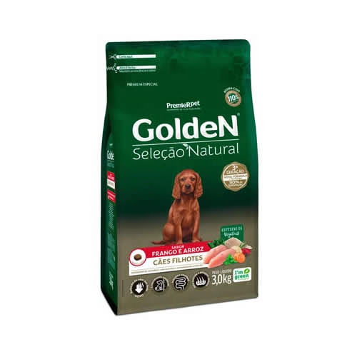 Golden Seleção Natural Filhote Frango E Arroz 3kg 25230