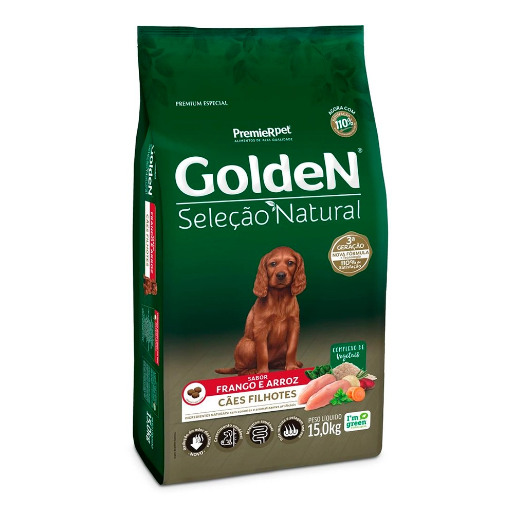 Al.caes Golden 15kg Sel.nat Filhotes